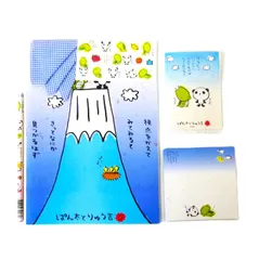 ［TK］『新品未使用』 SαnｰX サンエックス ぱん太とりゅう吉 動物 平成レトロ 文房具 セット売り