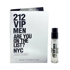 キャロライナヘレラ CAROLINA HERRERA 212 VIP メン オードトワレ EDP SP 1.5ml  【お試し バイアル チューブサンプル】のサムネイル
