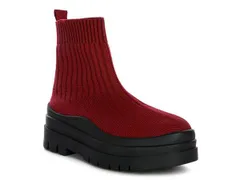 ロンドンラグ レディース シューズ ブーツ・レインブーツ プラットフォーム ブーツ London Rag Quavo Platform Bootie BurgundyBlack ブラック