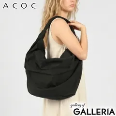 アコック トートバッグ レディース ブランド ACOC ギャザーハンドル 軽い 軽量 韓国 薄い 生地 無地 肩掛け シンプル おしゃれ 柔らかい かわいい 大人 A4 Mid Tangle Twist Bag 225BG666 Blackのサムネイル