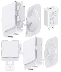 For SwitchBot スマートリモコン ハブミニ/ハブミニMatter壁コンセントマウント ハブミニ/ハブミニMatter壁掛けブラケット ハブミニ/ハブミニMatter互換品 【アダプターが付属】 スマートリモコン 多機能設計 壁掛けホルダー 分koe