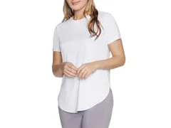 スケッチャーズ レディース トップス Tシャツ Skechers GO DRI SWIFT Womens Tee White ホワイトのサムネイル