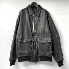 【中古】BACKLASH ジャパンステアー ミモザ製品染め A-2 フライトジャケット サイズL ブラック 2126-02 バックラッシュ[17]のサムネイル