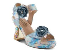 スプリングステップ レディース シューズ サンダル LArtiste by Spring Step Everley Sandal Blue Multicolor ブルー