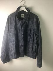 【ZARA】デニムワークジャケット　サイズXL