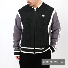 ■adidas Originals アディダス オリジナルス KS5437 レトロ リミックス カーディガン M WICONS CARDIGAN ニット セーター トレフォイルロゴ刺繍 長袖 ジップアップ ジム トレーニング スポーツ メンズ ブランド