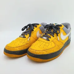 NIKE ナイキ AIR FORCE 1 LOW エアフォースワン スニーカー 315180-711 メンズ 28.5cm 黄 灰 イエロー グレー C-7-4