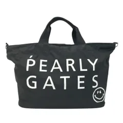 PEARLY GATES パーリーゲイツ  ロッカーバッグ ニコちゃん  ブラック系  [240101654635] ゴルフウェア ストスト