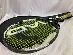 HEAD Speed 硬式テニスラケット ブラック ホワイトJR25 カバー付き