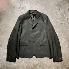 BLACK COMME des GARCONS 22aw 4本袖ジャケット L ウールギャバ ブラックコムデギャルソン 2022aw AD2022