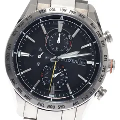 シチズン CITIZEN AT8181-63E/H800-T025862 アテッサ エコドライブ ソーラー電波 メンズ 良品 箱・保証書付き_949135