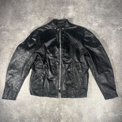 革ジャン厳選】ポールスミス レザージャケット 薄手 ライダース M 