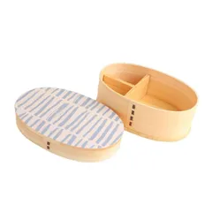 【新品】 j-kitchens 曲げわっぱ 弁当箱 17.5cm × 11.3cm × 6.3cm 500ml ウレタン Current model 1