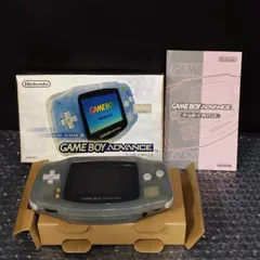 【D37703】（中古品）ゲームボーイアドバンス ミルキーブルー 任天堂 AGB-001 箱説付