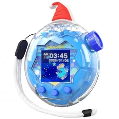 新登場 たまごっちパラダイス 保護ケース カバー 交換用キャップ付き 保護フィルム3枚付き ストラップ付き 実機検証済 For Tamagotchi Paradise ハードケース クリア PC素材 CASE 耐衝撃 すり傷防止 全周囲保護 耐久性 紛失koe