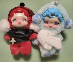 白い雪の歌 ロック音楽 キーホルダー人形 新品 (ぬいぐるみガチャ 商品)