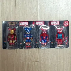 ハッピーくじ MARVEL(マーベル) 4種 まとめ BE@RBRICK(ベアブリック)