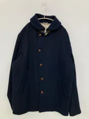 ikka イッカ ノーカラーコート LARGE ブラック