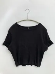 UNIQLO ユニクロ Tシャツ/カットソー XK ブラック