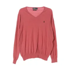 ポロラルフローレン (MEN - 2XL) コットン ポニー Vネック ニット トップス