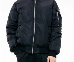 新品 メンズ 冬用ダウン MA-1ジャケット ウェルロン中綿 100 110