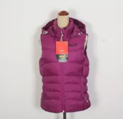 W-3603/ジャックウルフスキン 正規品 レディース グースダウン ファー ベスト 85