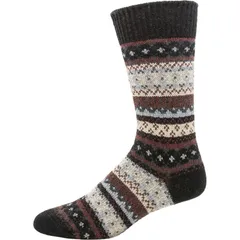 ウィグワム メンズ アンダーウェア 靴下 Wigwam Fairisle Sock Black ブラックのサムネイル