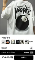 STUSSY x ナイキ 8ボール Tシャツ 白