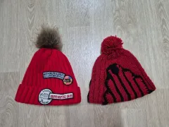 赤色 ニット 帽子 2個 まとめ