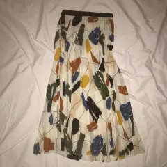 ヴィンテージプリーツロングスカート