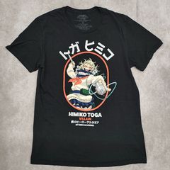 ☆US古着 公式 トガヒミコ Tシャツ ヒロアカ アニメ キャラt ブラック