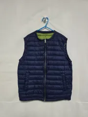 トップテンキッズ リアルライトグース メンズ ダウンベスト ネイビー キッズ 150 1205