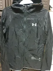 UNDER ARMOUR アンダーアーマー ブラック ウィンドブレーカー WHO ジップアップ