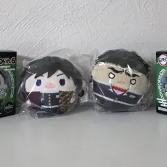 未開封 鬼滅の刃 ふわコロりん 6탄 義勇 + 悲鳴嶼 行冥 ぬいぐるみ