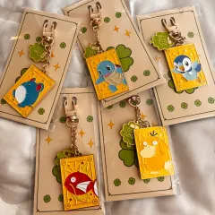 CGV ポケットモンスター 幸運のメタル キーホルダー ポッチャマ / マリル / ゴルダック / ゼニガメ / コイキング 正規品