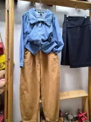 マークジェイコブス フリルバルーンデニム ザラ バギーパンツ