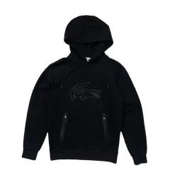 LACOSTE ビックロゴ WHO Tシャツ ブラック 3