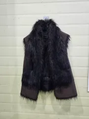 ZARA ザラ ブラウン ファー ベスト ベスト E20385