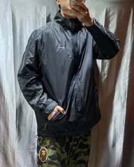 M NIKE ナイキ ビックロゴ スウッシュ パデッド ナイロン ジャケット