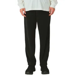 スノーピーク メンズ ボトムス カジュアルパンツ フリース Snow Peak WaterRepellent Fleece Pant Black ブラックのサムネイル