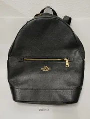 【2634H15】美品 コーチ COACH  バックパック リュック レザー ブラック 中古