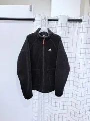 アディダス ブラック フリース ジャケット M