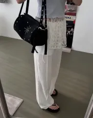 バイ アトリエ MIRO バッグ ブラック スタッズ ショルダーバッグ