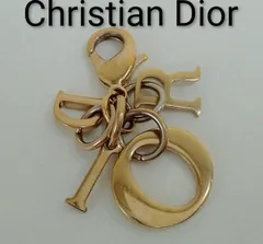 AQV10 クリスチャンディオール 極美品 DIORロゴチャーム ゴールド金具