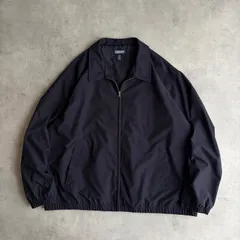 90s〜00s/LANDS'END/ランズエンド/スイングトップ/ドリズラージャケット/ピーチスキン/ノームコア/ソリッド/グランパコア/ネイビー/jmapleのサムネイル
