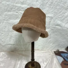 ヴィンテージ スウェード ファー ムートン バケットハット