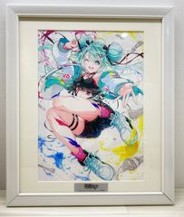 初音ミク KEI直筆サイン 複製原画 Happyくじ Wチャレンジ賞 - メルカリ