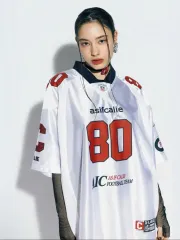 エズイフ・キャリー・フットボール・ジャージ・半袖・Tシャツ・白