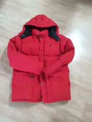 POLO RALPH LAUREN レッド パファー ダウン アウター メンズ 90