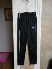 1221) adidas ネイビーブラック トレーナー ズボン